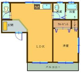 【間取り】 | メゾンソレイユＡ