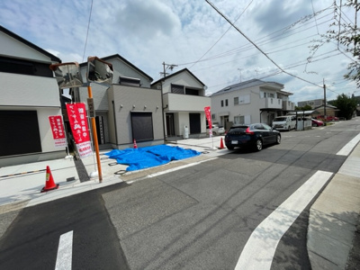【外観】 | 守山区高島町21-1期　全5棟　2号棟＜仲介手数料無料＞白沢小・守山北中　新築一戸建て | 〈内覧予約キャンペーン実施中！〉マックスバリュde住まい相談までご連絡下さい。