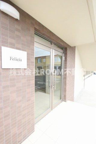 Feliciaのエントランス|毎日通るエントランスはこのようになっています