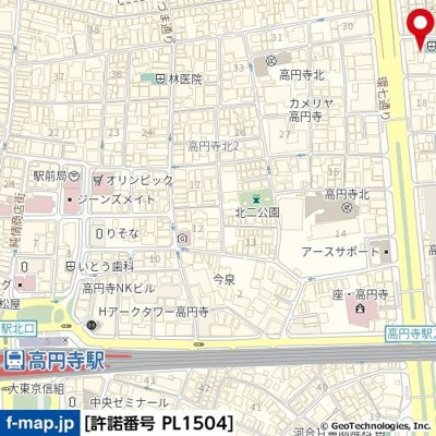 【地図】 | エクシム高円寺