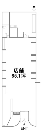 【間取り】 | 赤羽ビル北東区画（１階）