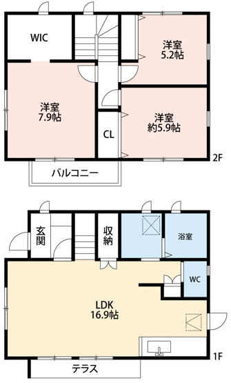 【間取り】 | 岡崎市広幡町戸建