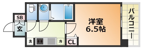 ArtizA王子公園D.C.の間取り