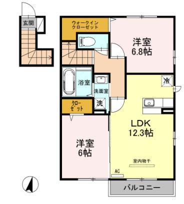 ファヴォーレⅡの間取り