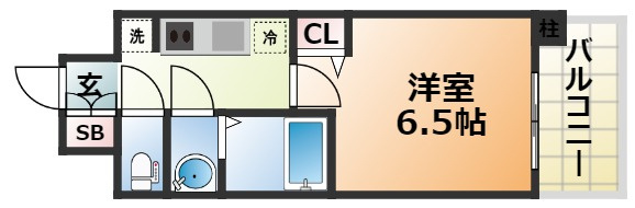 ArtizA王子公園D.C.の間取り