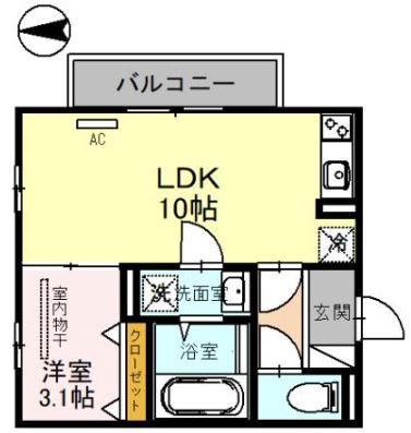 【間取り】 | アクシス北野田