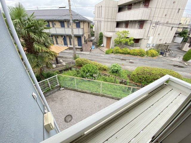 プラムハウスのバルコニー