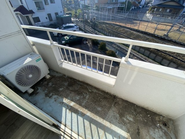 コーポ白糸台第2のバルコニー