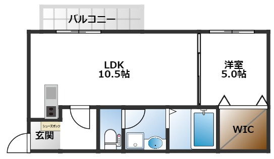 【間取り】 | エルブ豊中曽根