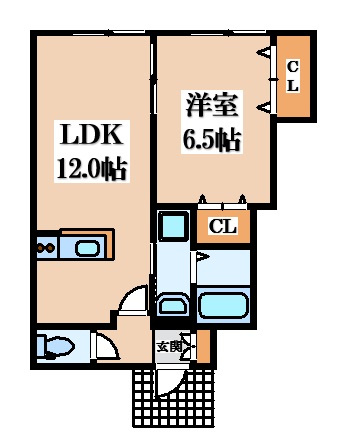【間取り】 | プランドールS棟