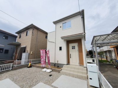 【外観】 | 一宮市木曽川町玉ノ井21-1期　全1棟　1号棟＜仲介手数料無料＞木曽川西小・木曽川中　新築一戸建て | 完成しました♪
〈内覧予約キャンペーン実施中！〉マックスバリュde住まい相談までご連絡下さい。