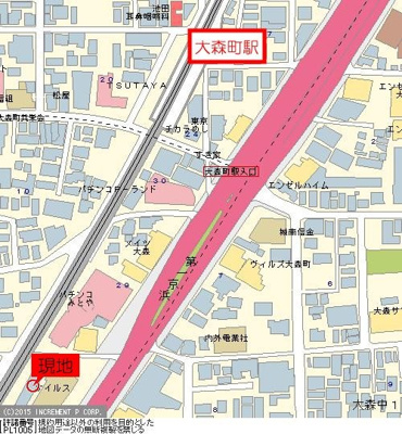 【地図】 | ヴェルステージ大森西