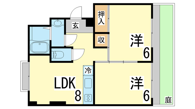 【間取り】 | ダイバーシティ神戸長田Ｃ棟