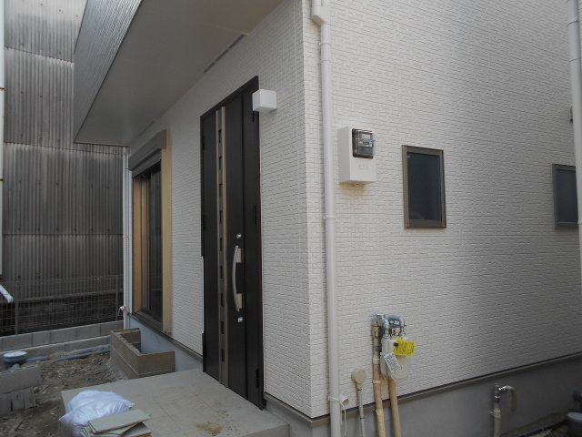 四條畷市岡山　B号地の前面道路含む現地写真