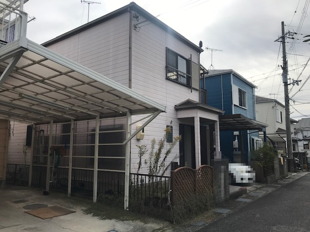 岩出市岡田・ｵｰﾅｰﾁｪﾝｼﾞ中古戸建・72510の前面道路含む現地写真