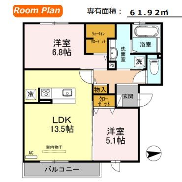フローラの間取り