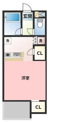 セザンヌ飯村 Aの間取り