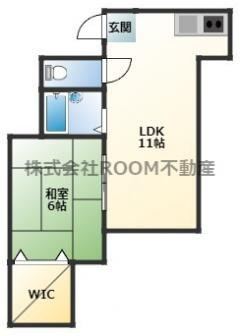大王コーポの間取り