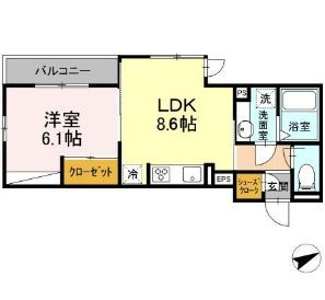 ロイヤルキングの間取り|インターネット無料です♪