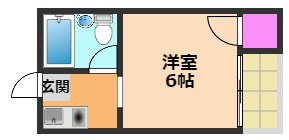 【間取り】 | コーポ富田