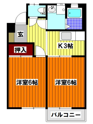 【間取り】 | プラムコートオゴセ