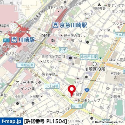 【地図】 | エンゼル川崎グランディア