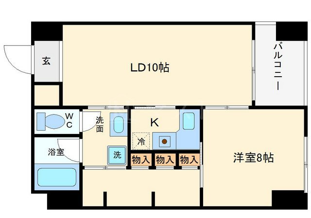 クレグラン南船場の間取り