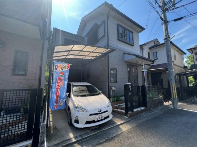 交野市神宮寺２丁目の前面道路含む現地写真|■お車1台楽々駐車可能です♪♪