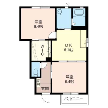 【間取り】 | ロルカ・ルミエールA
