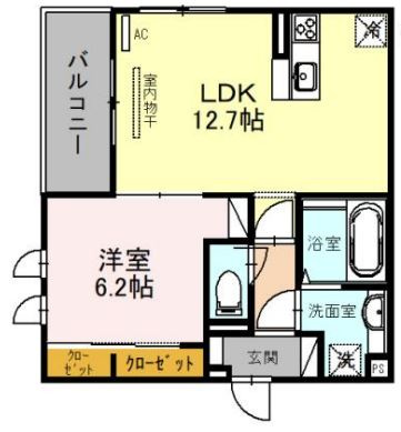 【間取り】 | ル・コフレ深江橋