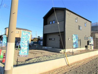 【前面道路含む現地写真】 | 新築戸建　中巨摩郡昭和町河東中島Ｃ | 前面道路含む現地写真です