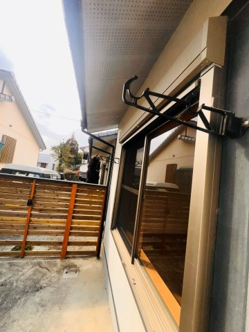 コーポ杉町の設備|洗濯物も天日干しできます。