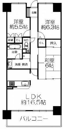 【間取り】 | サーパス大橋