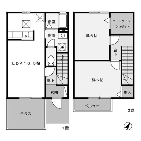 【間取り】 | エル古城Ⅲ | エル古城　Ⅲ 