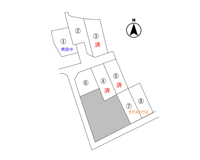 【区画図】 | 高知市玉水町/8区画