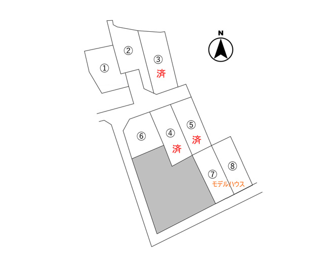 【区画図】 | 高知市玉水町/8区画