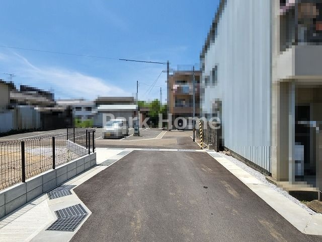 高知市玉水町 1号地 売土地の前面道路含む現地写真|分譲地・進入路