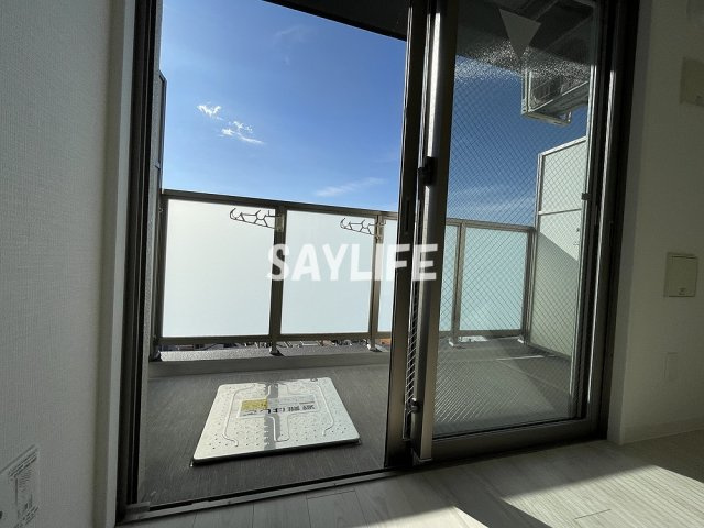 プリムール新深江のバルコニー