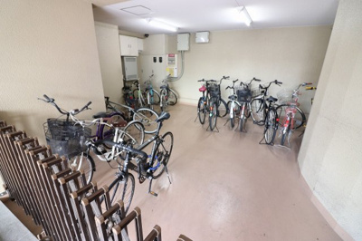 【その他共用部分】 | オズレジデンスNOE | 駐輪場です
