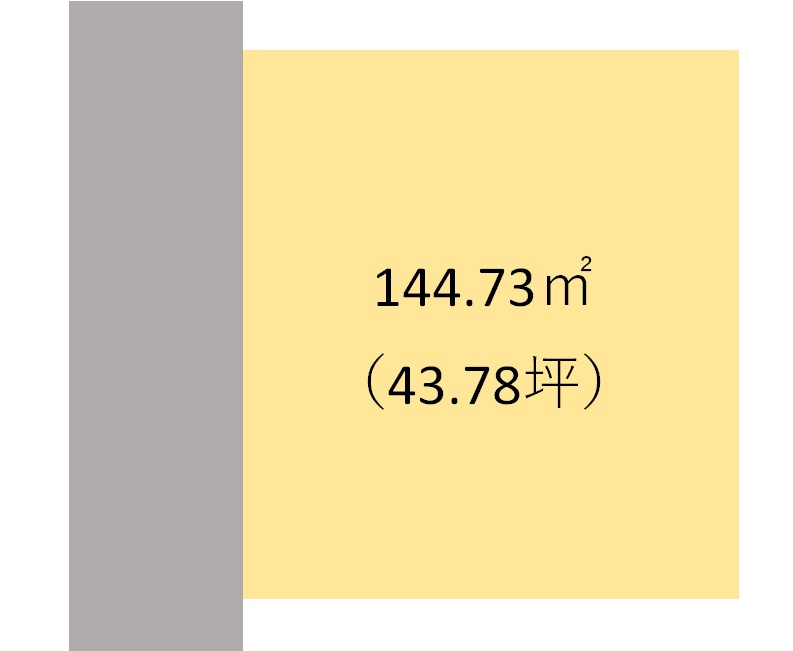 和歌山市吉原・土地・124582の区画図