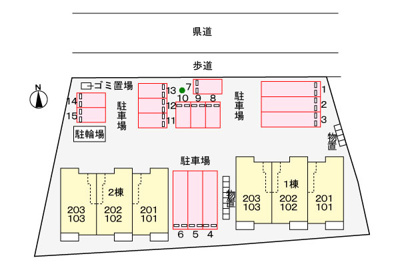 【区画図】 | メゾン・エフォール琴浦Ｂ