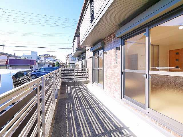 シャルマン高畑Bの展望|日当たり良好です。