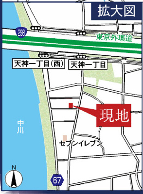 【地図】 | 三郷市天神3,480