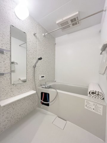 「防音マンション」ラシクラスInfina御徒町の浴室|お風呂で日々の疲れを落としましょう（※建築中の写真です）
