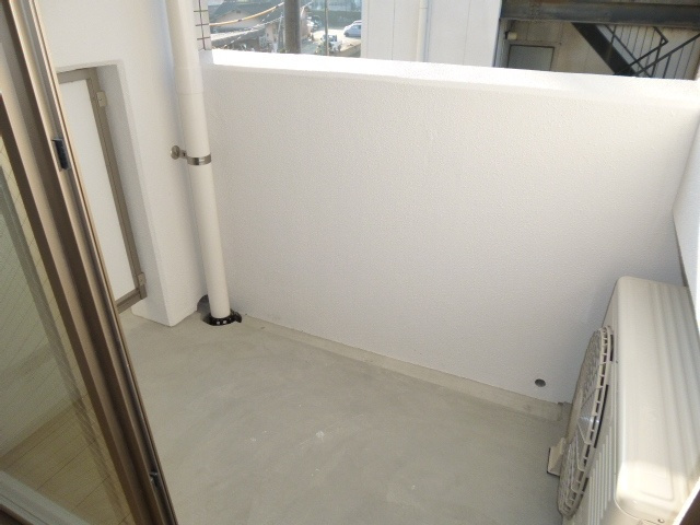 クレール壱番館のバルコニー