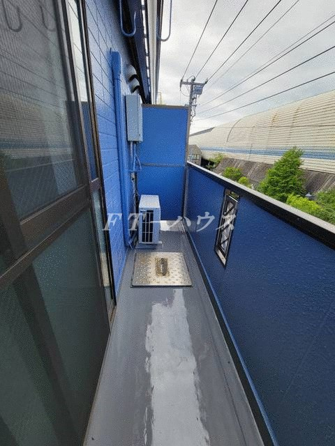 ローズパーク壱番館のバルコニー