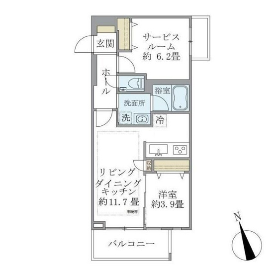 【間取り】 | カールスルーエ吉祥寺