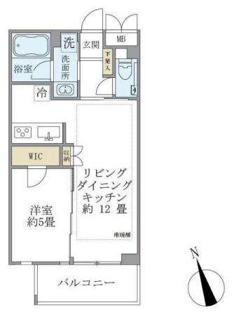【間取り】 | カールスルーエ吉祥寺-定期借家3年-