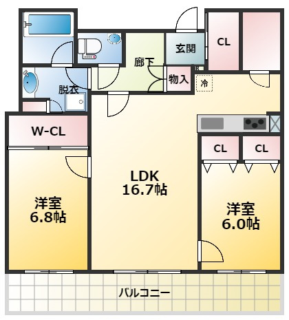THE　KOURIEN　TOWERの間取り