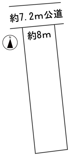 ５９５８６　羽島市竹鼻町狐穴土地の区画図